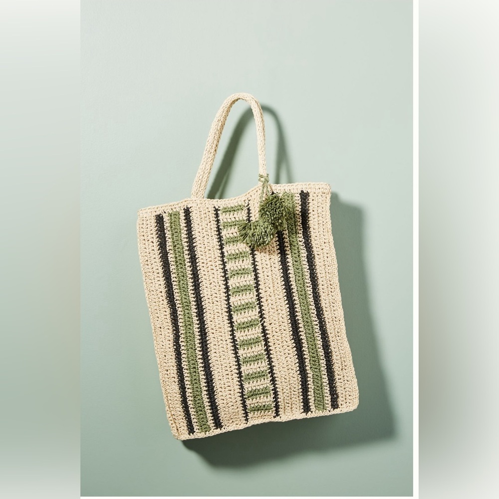 Anthropologie Straw Bag~ NWOT
